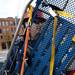 Emergency rescue technician Jason Gravelle carries a rescue basket on Sunday. Daniel Brenner I AnnArbor.com
